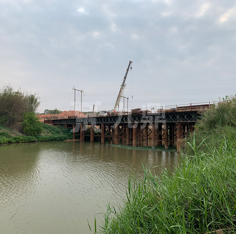 上承式8米寬鋼便橋